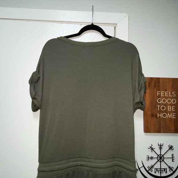 NWT Z SUPPLY THE WRAP FRONT JUMPSUIT Olive Green Medium With‎ Pockets - Picture 7 of 10